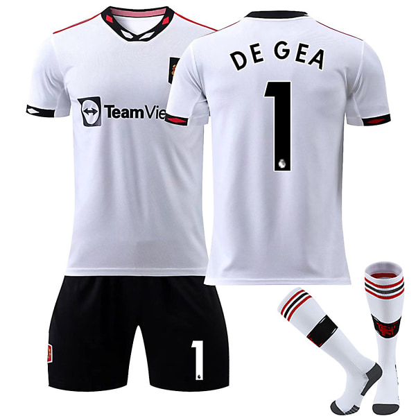 2223 Manchester United Fotballklubb Hjem Drakt DE GEA Nr.1 Pakke med Fotballdrakter XL