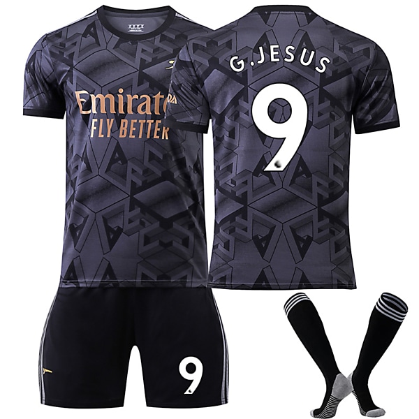 Arsenal F.C. 22-23 Udebanetrøje G.JESUS Nr 9 Fodboldtrøje sæt 30