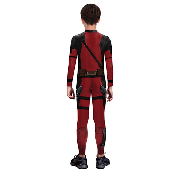 Män Deadpool 3 Wolverine Jumpsuit Bodysuit Cosplay Kostym Halloween Dräkt Outfit Red Red L