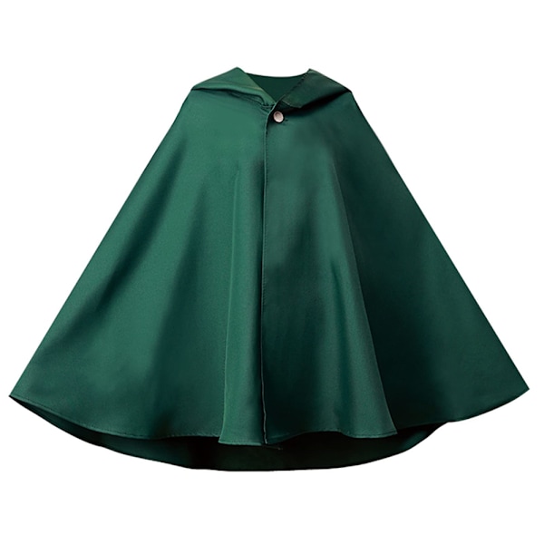Attack On Titan Kappe Anime Cosplay Kostume Grøn Kappe Halloween L XL
