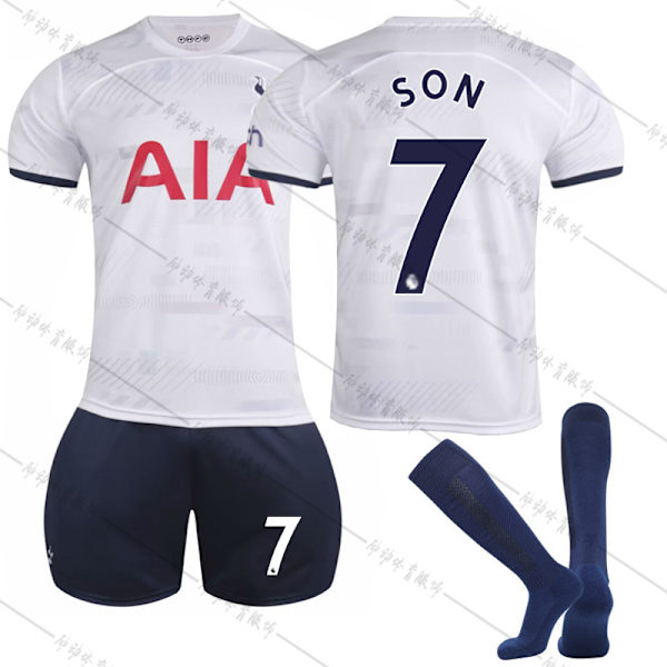 Tottenham Hotspur F.C. 23-24 Hem Jersey SON Nr 7 Fotbollströja kit XXL