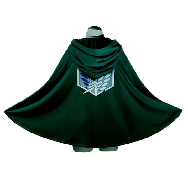 Attack On Titan Viitta Anime Cosplay Puku Vihreä Cape Halloween L S