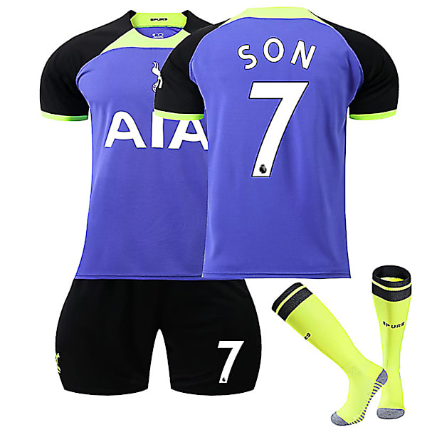 Tottenham Hotspur F.C. 22-23 Bortetrøye SON Nr 7 Fotballdraktsett 18