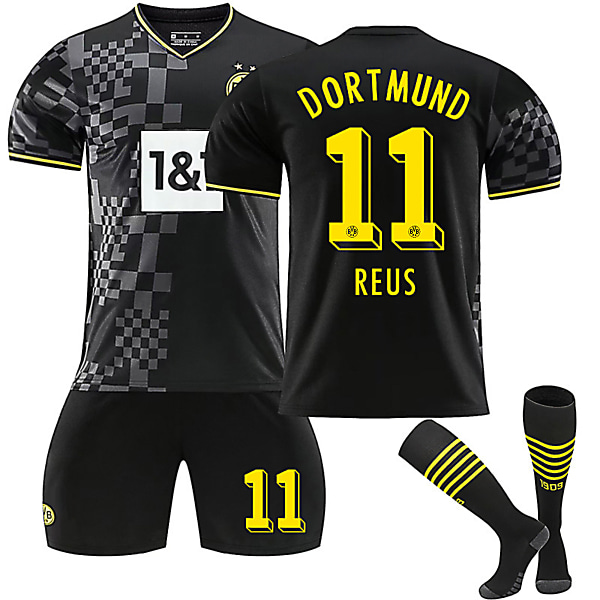 Borussia Dortmund 22-23 Bortalag Jersey REUS Nr 11 Fotbollströja kit 16