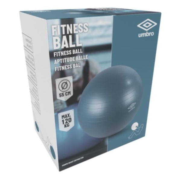 Gymnastikboll för fitness, pilates, yoga, Umbro Swiss ball D55 cm - Blå