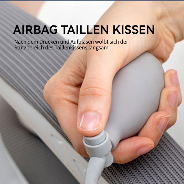 Kontorsstol med 3D-kudde, Vridbar Stol, Chefsstol, Ergonomisk Gamingstol, med Andningsbart Nätöverdrag, Fällbara Armstöd, Ländryggsstöd