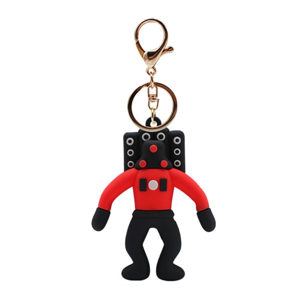 Skibidi Toalett Toiletman nyckelring hängande leksak modell figur C