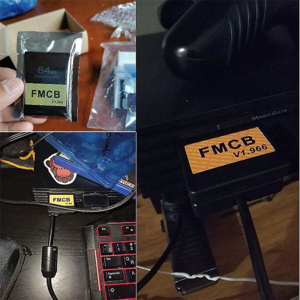 8MB/16MB/32MB/64MB minneskort för PS2 Console Station Present 16MB