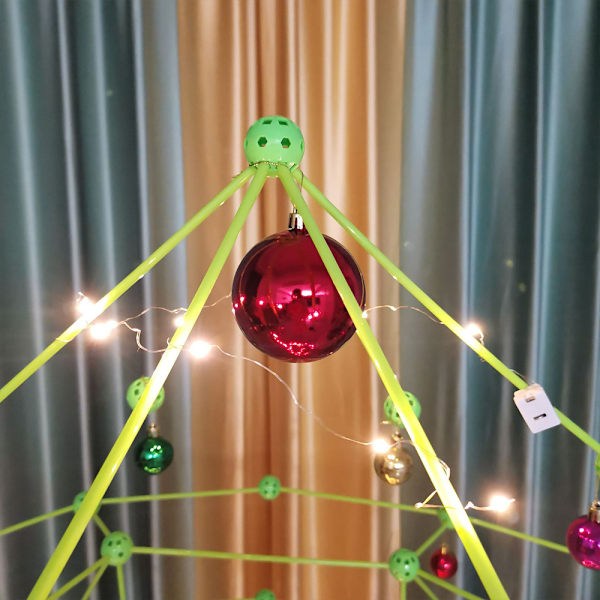 Barn Byggsats DIY Julgran Tillverkning Set Leksak Spel Present