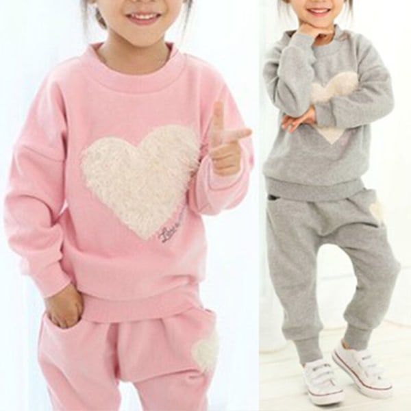 Barnkläder _  fritidskläder _  byxor Grey 4-5Years