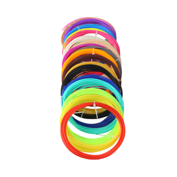 3D-penna filament 20 färger utskrift kreativa hobbyer skrivare 20 colors 5M