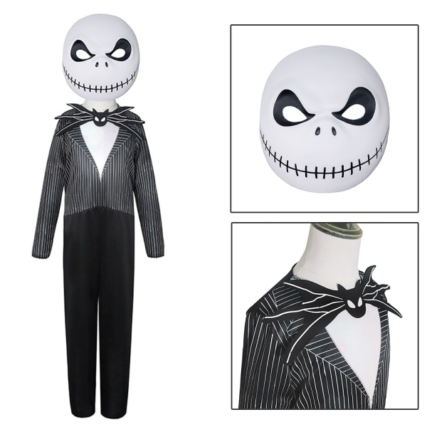 Disney Jack Skellington Nightmare Before Christmas Pojkkostym M