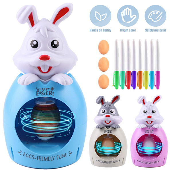 EggMazing Påskägg Mini Dekoratör Kit Konst Hantverk Present blue