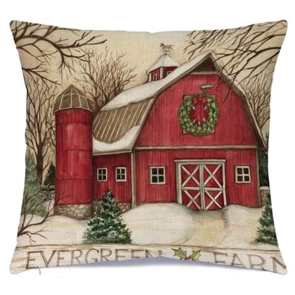 Jultryck kuddfodral kuddfodral soffa heminredning C