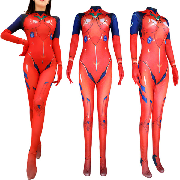 Kvinnor Akira Cos Tight stridsdräkt rollspel kostym jumpsuit 2XL