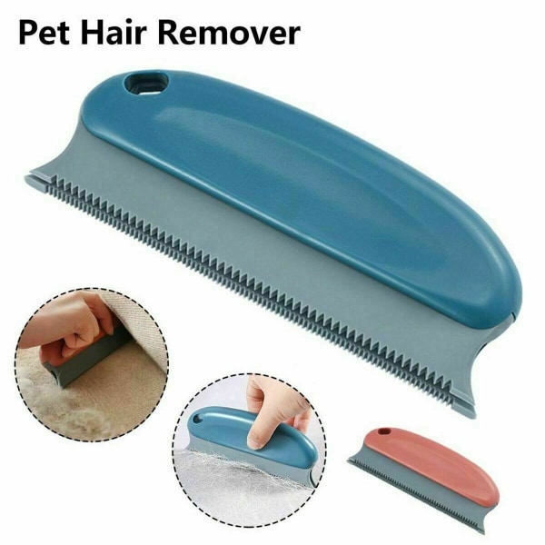 Återanvändbar Pet Dog Cat Hair Remover Sofa Clean Brush red