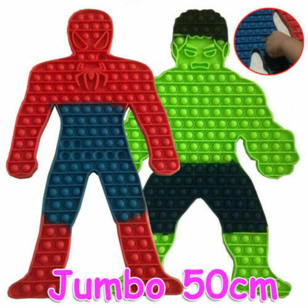 Fidget toys Barn Superhjälte Iron Man Spiderman Hulk Fingertops iron Man