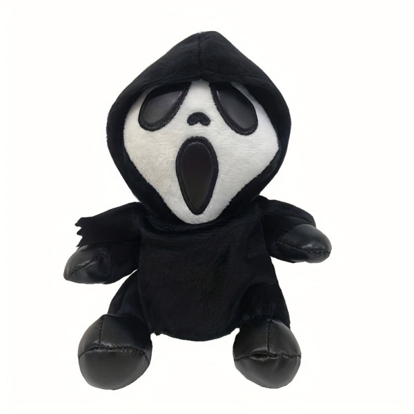 Scream Ghost Facial Plush Toy Soft Stuffed Doll Halloween Gift