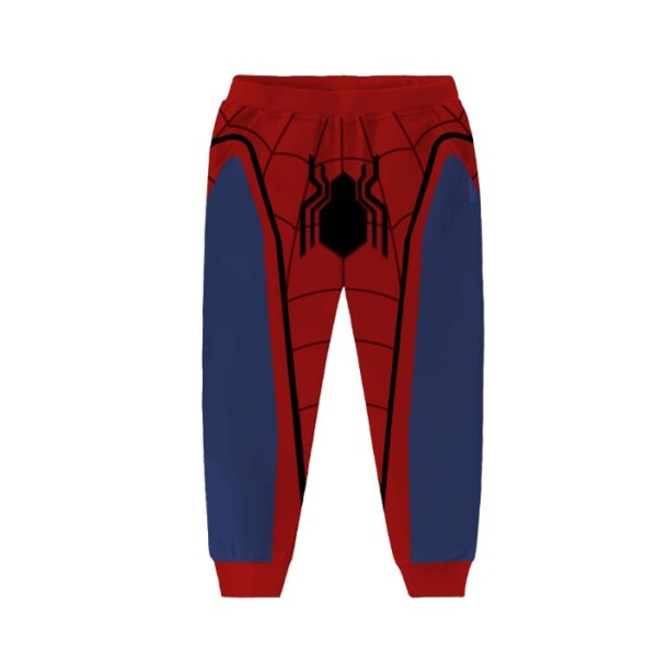 Spiderman Into the Spider Verse Miles Morales Cosplay Boys Byxor B XS