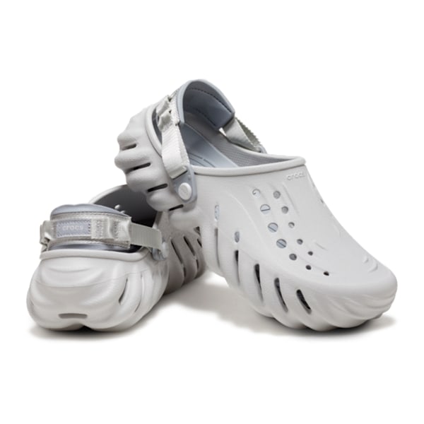 Crocs Unisex Echo Clog Tofflor Grey-A 41