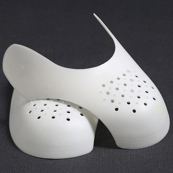 1 par sneaker shield rynkskydd fotvalv skydd white 40-46