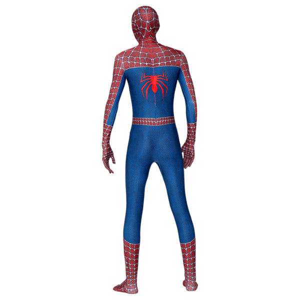 Superhjälte jumpsuit kostym Halloween rollspelsdräkt vuxen 170cm