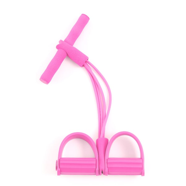 Multifunc Spännrep Elastiskt Yoga Pedal Puller Resistance Band pink