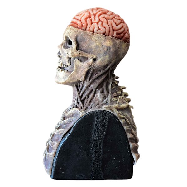 Halloween Full Head Skull Mask Scary Brain Skeleton Party Cos Red