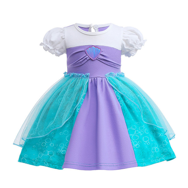 Girls Frozen Disney Snow White Princess Dress Cosplay Costume Mermaid 120cm