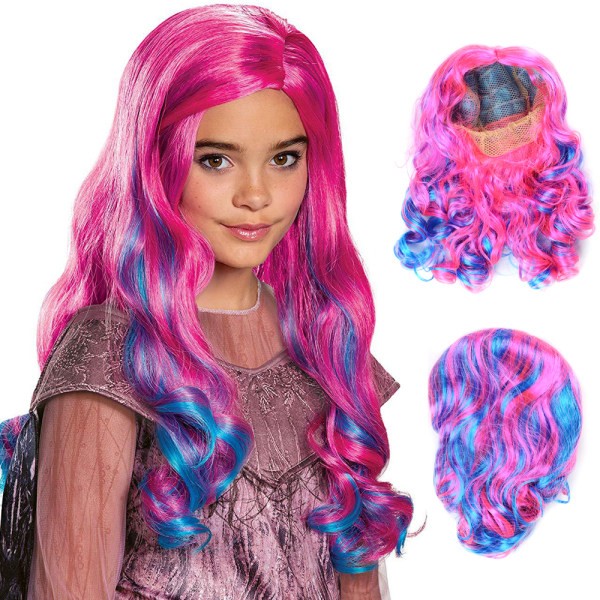 Girls Party City Audrey Wig Descendants 3 Halloween kostym