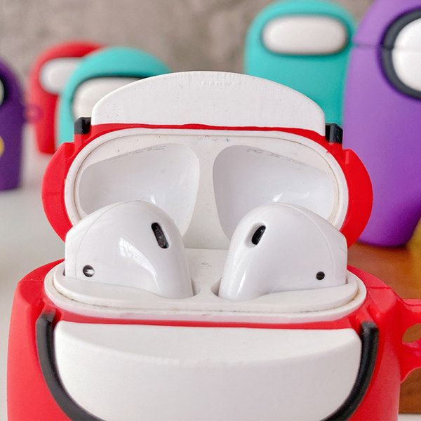Among us AirPods Earphone Wireless Case Cover _ tillbehör _ Bl Purple airpods1.2