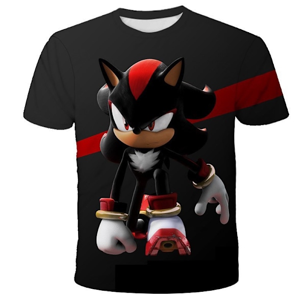 Sonic the Hedgehog Pojkar T-Shirt Tecknade Toppar Tee Barn Pojkar Flickor T-shirts Barnkläder Sommar Kortärmad #3 130cm