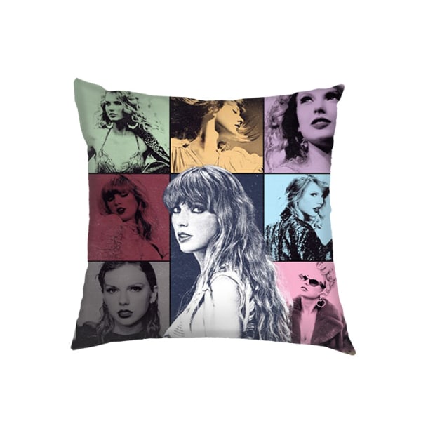 Taylor Swift Kudde Sångare Örngott Heminredning 45 x 45 cm Örngott B 45*45cm