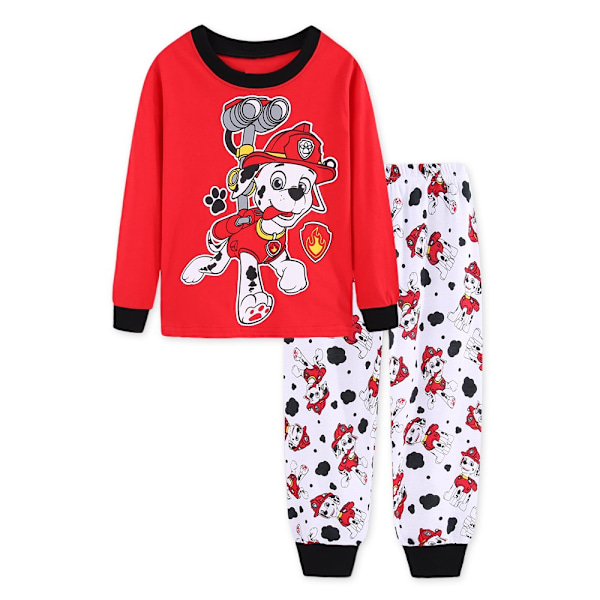 Tecknade Pojkar Pyjamas Barn Pojkar Flickor 2st Set Långärmad Tryckta Toppar+ Byxor Tryckta Kläder Pyjamas & Vardagskläder Barnpresent #8 95cm