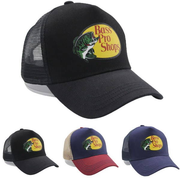 Bass pro shops Printed cap Utomhus fiskenät hatt A