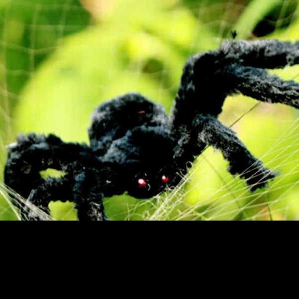 Halloween Plysch Spider Stor Skräck Stor Spider Leksak Simulering 90cm