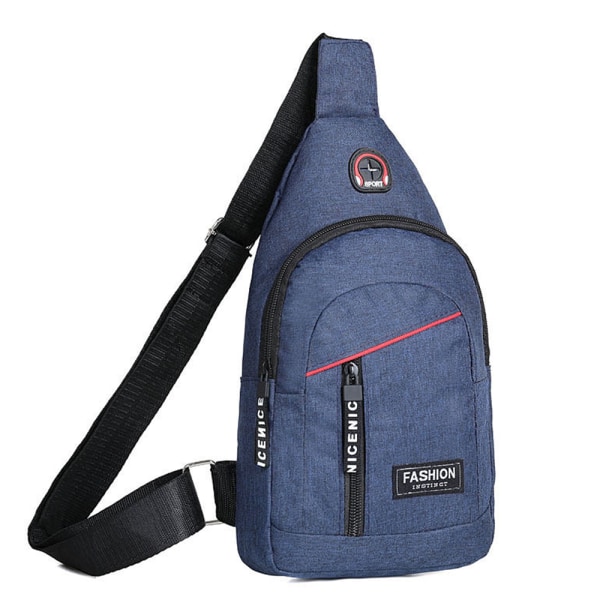 Outdoor Sling Bag - Crossbody Shoulder Chest Travel Backpack blue
