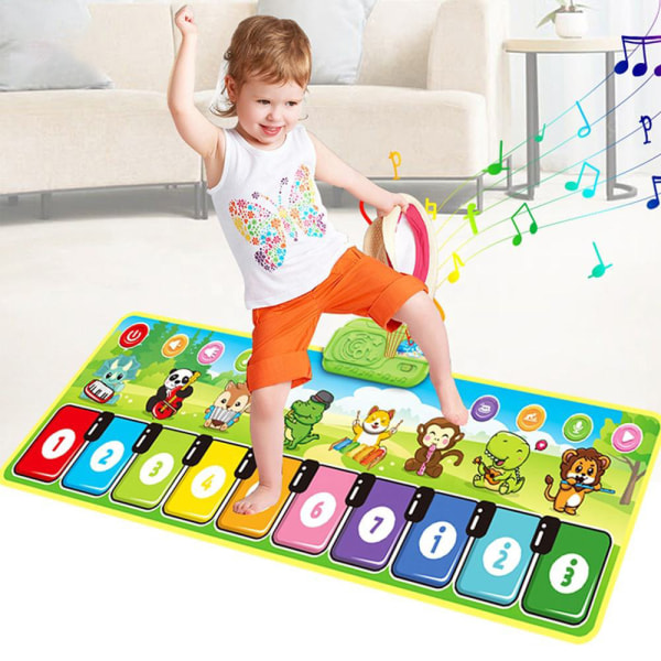 Baby Piano Pad Dansfilt förälder-barn multifunktion