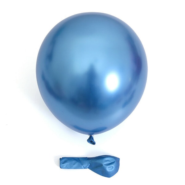 100 blå och silver ballongbågar kit _ bröllopsfödelsedagsfest bule