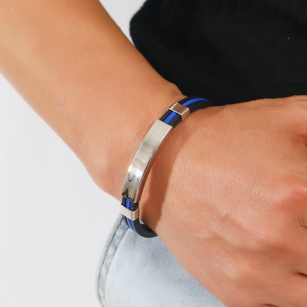 Armband Herr Armband för energi blue