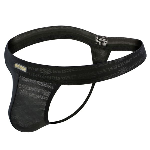 Herrunderkläder T-Back G-String Trosor Sexiga stringtrosor Underkläder black M