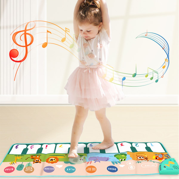 Pianomatta Toddler Toy Music Dans Keyboard Mat 25 musikljud
