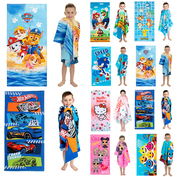 Barn Cartoon Badhandduk Strand Simning Snabbtorkande Badrock 60 x 120cm #7 60*120cm