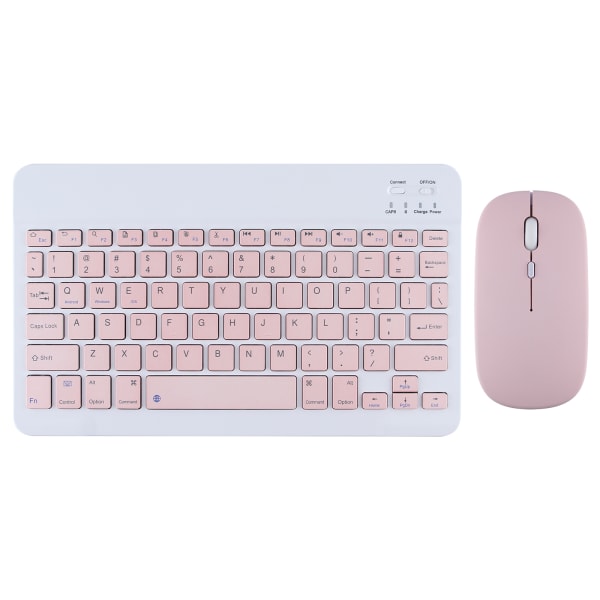 Trådlöst tangentbord och mus för iPad Bluetooth tangentbord Office Work  pink 1560 | pink | Fyndiq