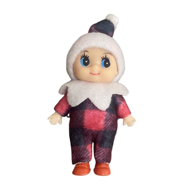 Jul på hyllan Naughty Elf Doll Tomten Leksak Barn Present B