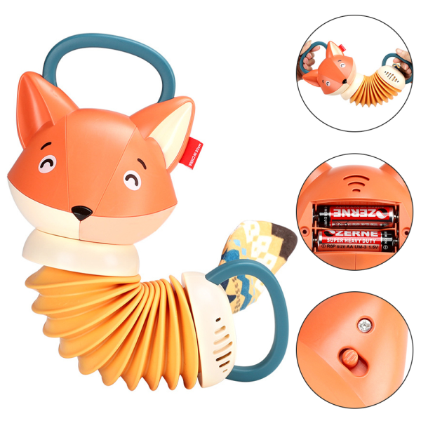 Fox Dragspel Baby Sensoriska Musikaliska Pedagogiska Montessori leksaker