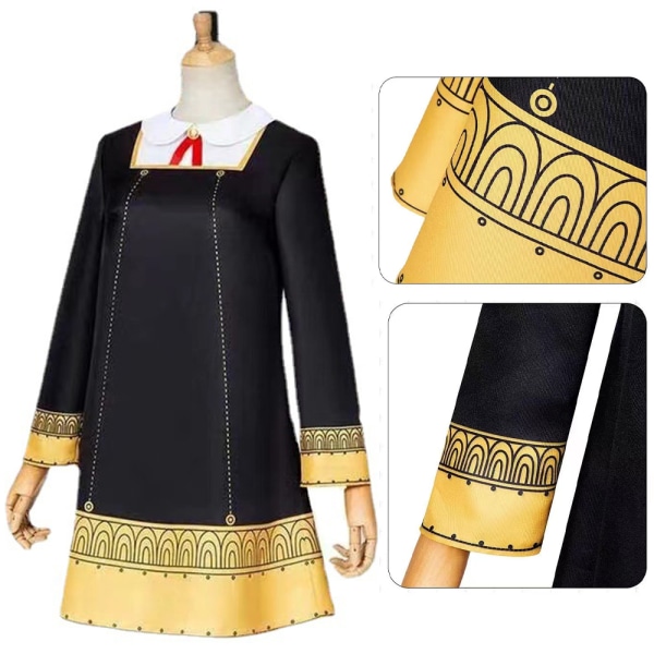 Spion Cosplay Kostym Anya Kostym Comic Cosplay Kostym Klänning 110Y