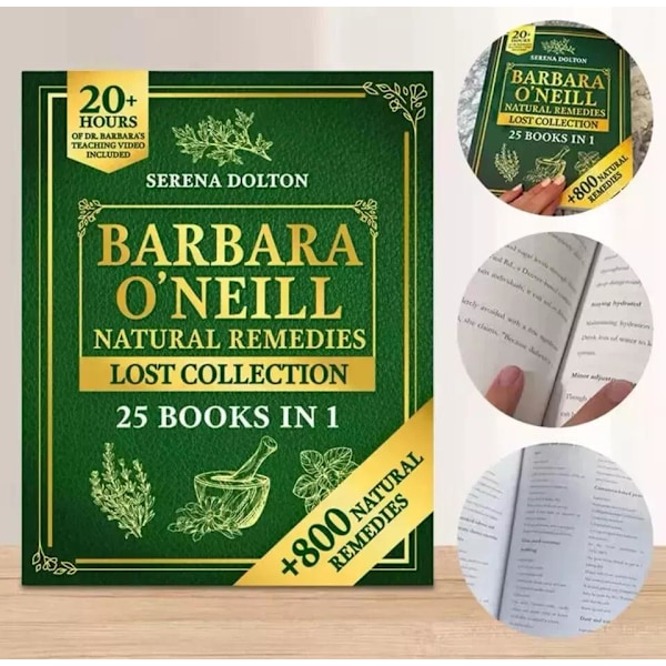 Barbara O'Neill Naturliga Växtbaserade Läkemedel Förlorade Samlingen: Över 800 Naturliga Läkemedel