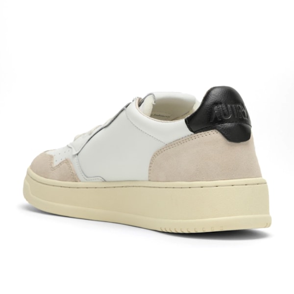 AUTRY 01 LÅG SNEAKER I LÄDER OCH MOCKA Grey White Black 44