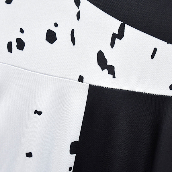 Flickor Evil Madame Princess Cruella Kostym Klänning+Peruk Cosplay White 160cm